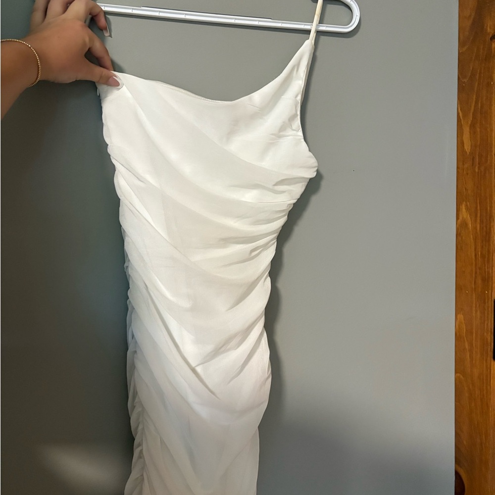 Princess Polly One Shoulder White Dress